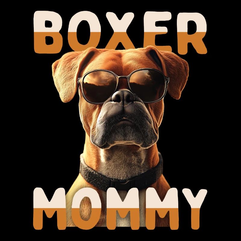 Deutscher Boxer Mom Mama Muttertag Boxer Mommy
