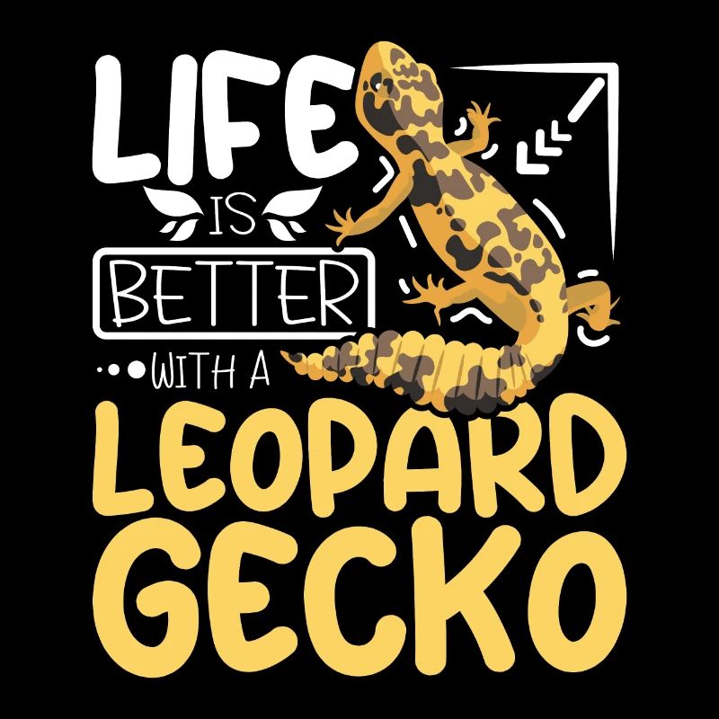 La vie est meilleure avec un gecko léopard