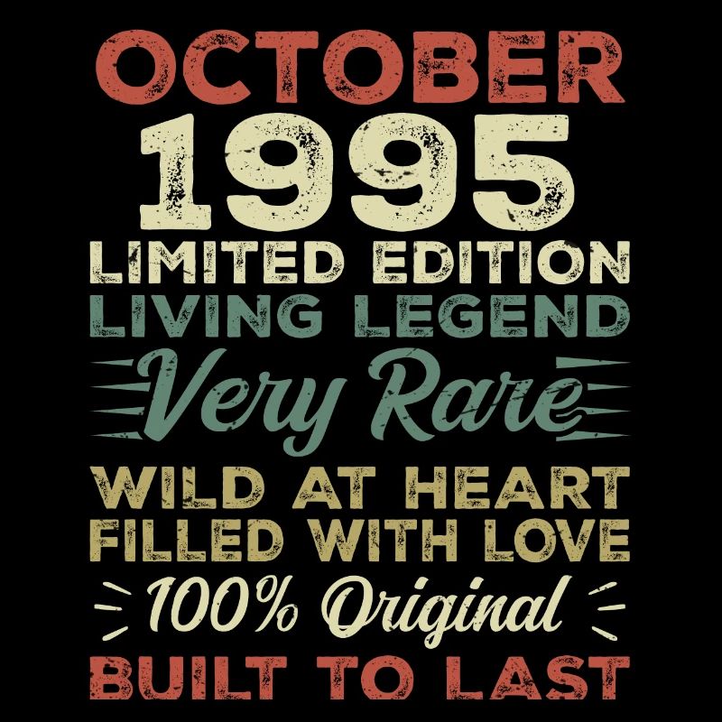 1995 Octobre 1995 Anniversaire Octobre 1995 Original