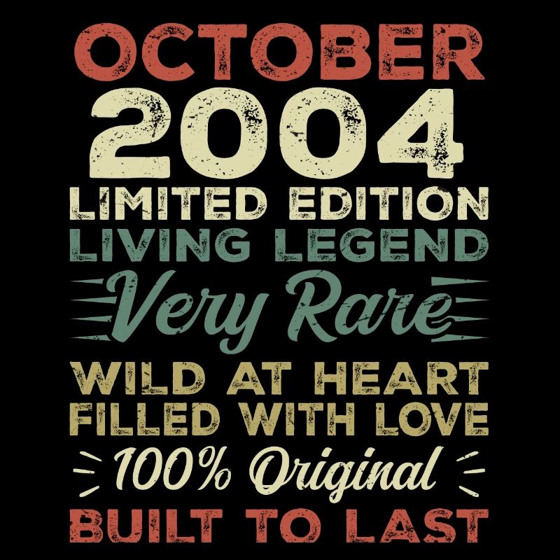 2004 Octobre 2004 Anniversaire Octobre 2004 Original