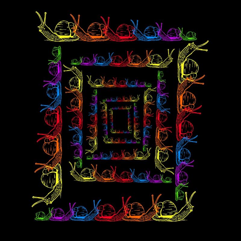 Rainbow Snails LGBT Snail Shell