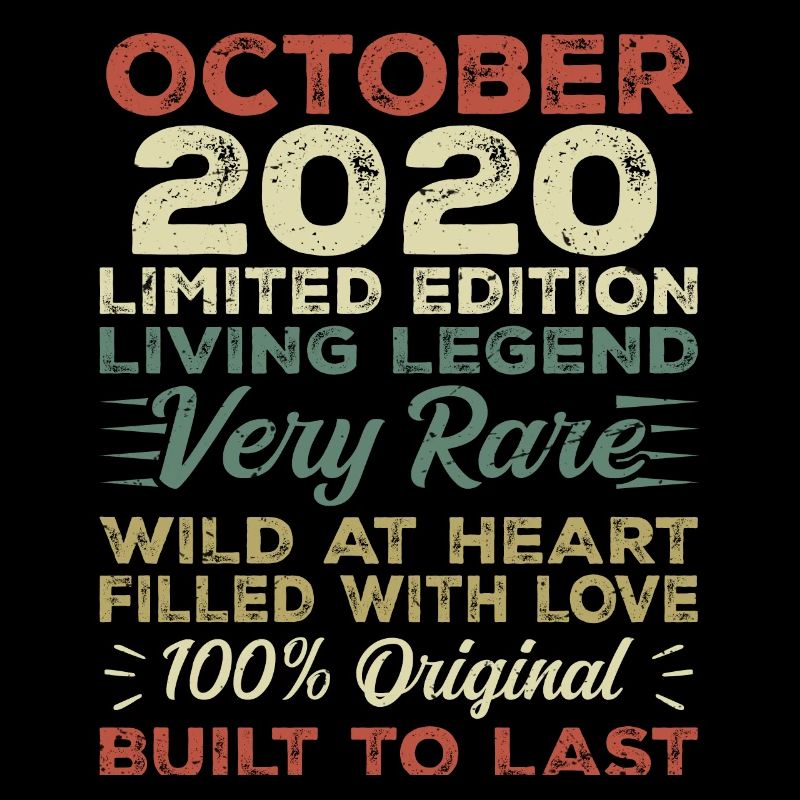 2020 October 2020 Birthday October 2020 Original