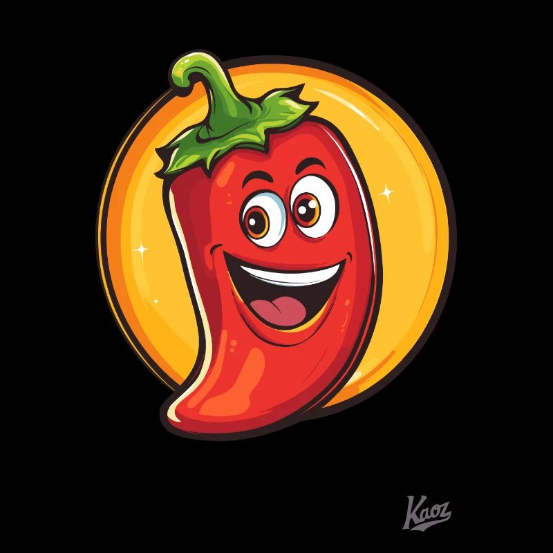 Hello! Funny spicy pepperoni