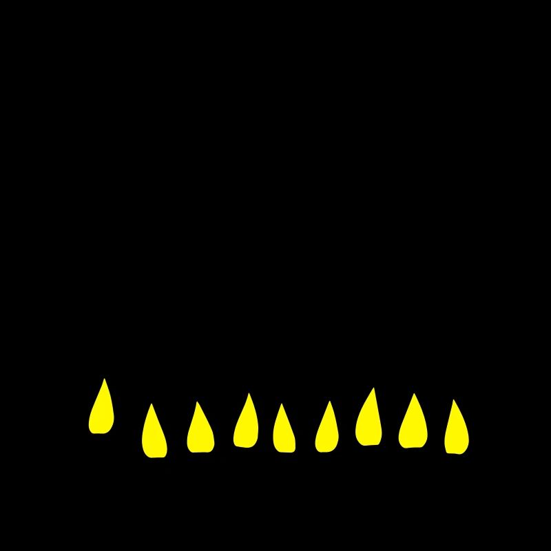 Candles at night