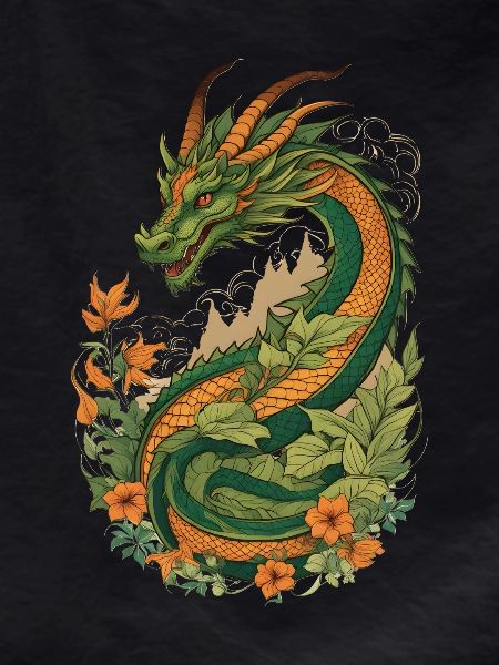 Mystical Garden of Dragons