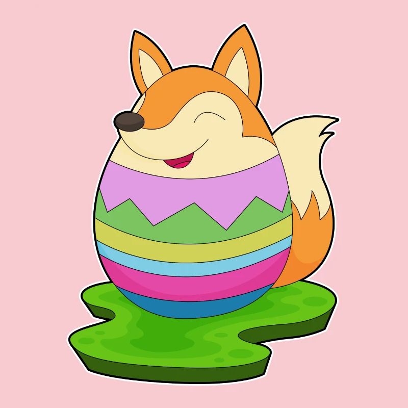 Fox Easter Easter Egg