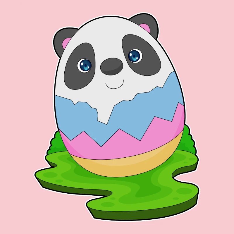 Panda Easter Easter Egg