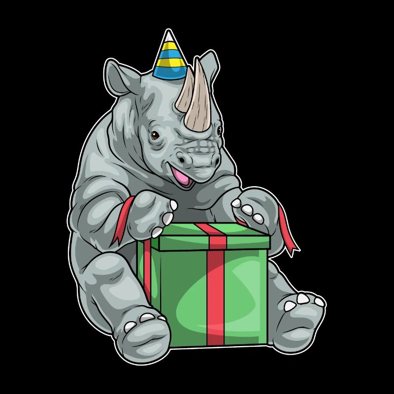Nashorn Geburtstag Geschenk