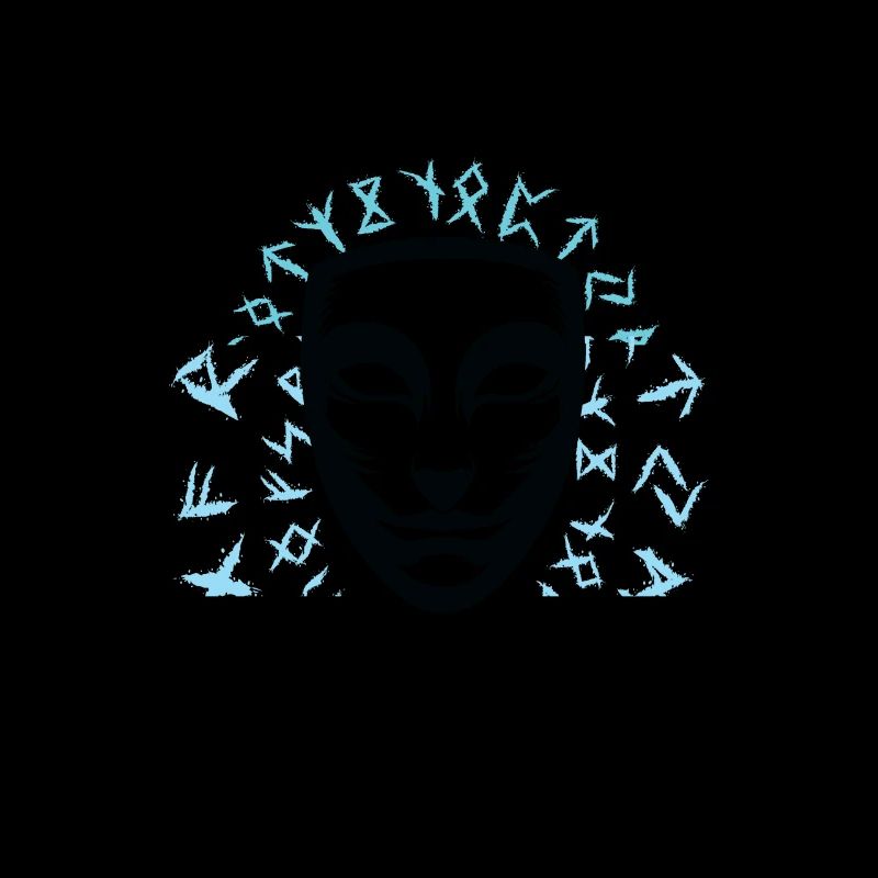 Abstrakte Maske Silhouette Abstract Mask