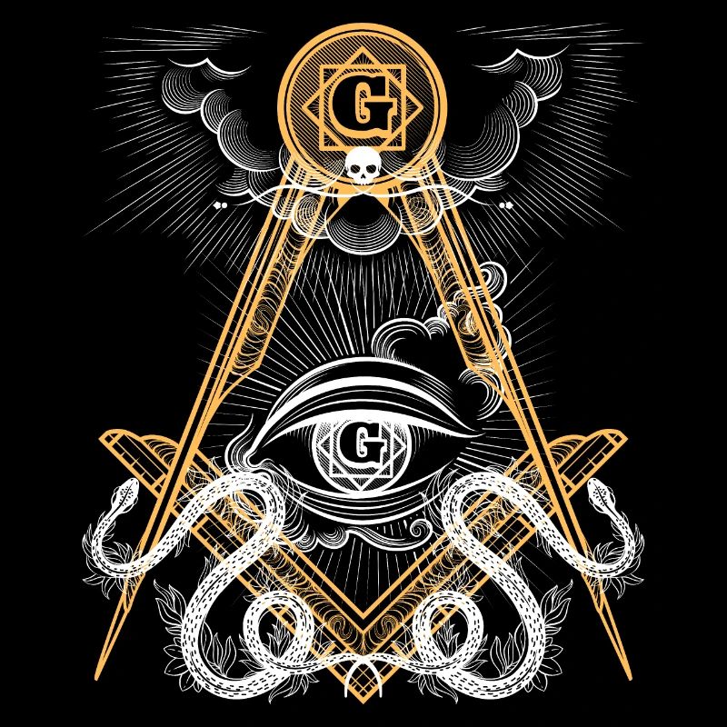 Compasses, snakes and eye
