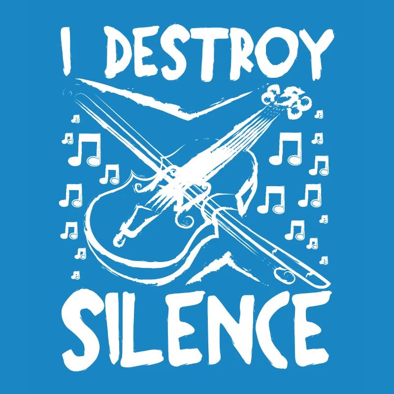 I destroy silence Viola player