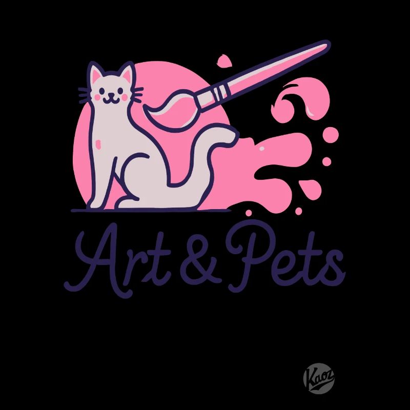 L’art et les animaux de compagnie : brosse et chat