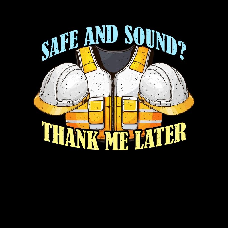 Agent de sécurité sain et sauf Merci Responsable de la sécurité