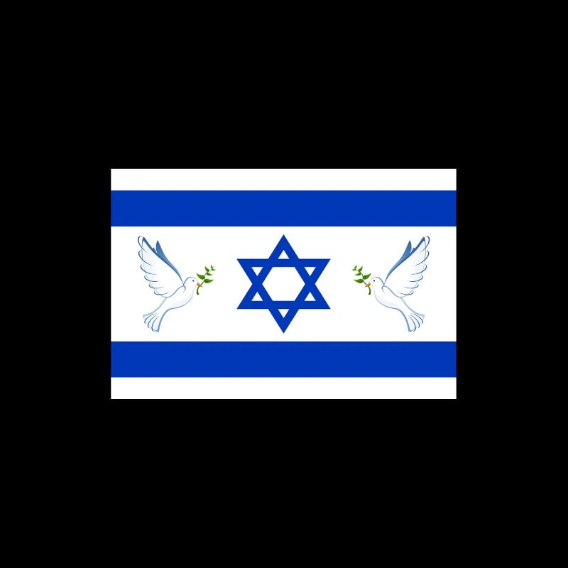 Israel Flagge Friedenstaube Peace Frieden Nahost