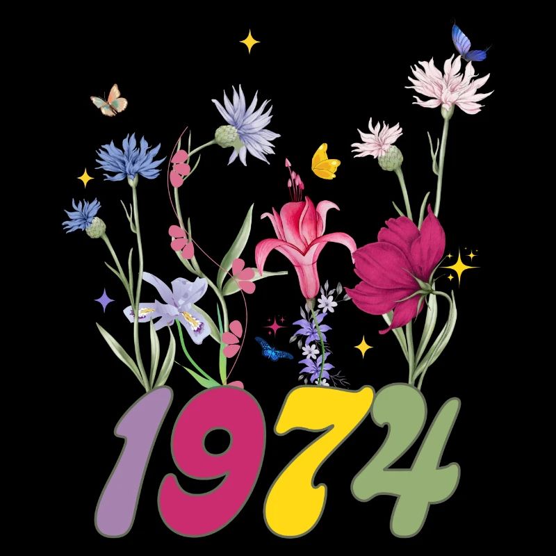 Année de naissance 1974 fleurs sauvages