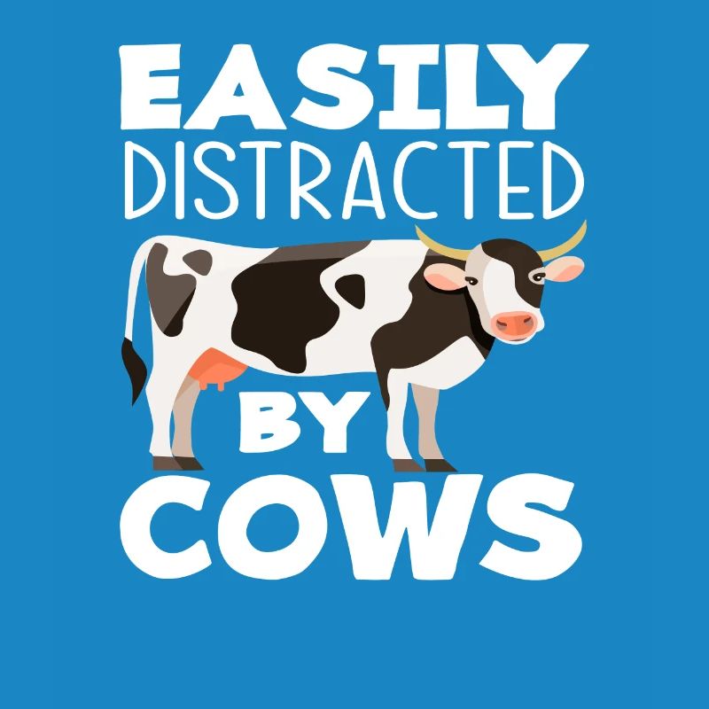 Easily distracted by cows
