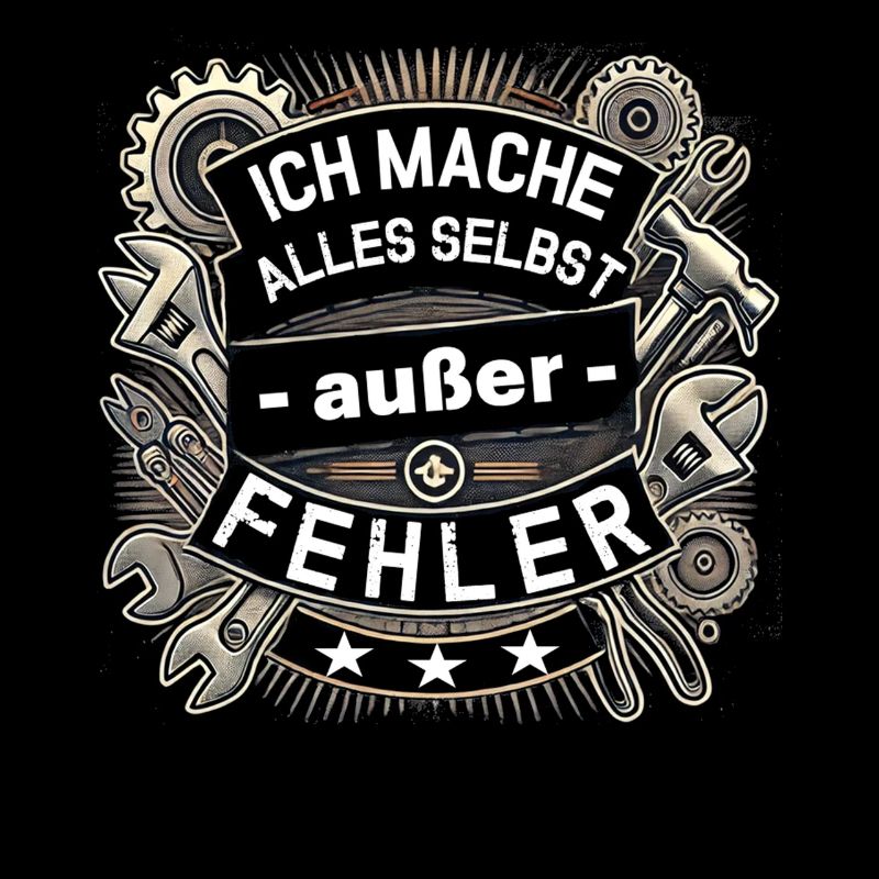 Ich mache alles selbst außer Fehler