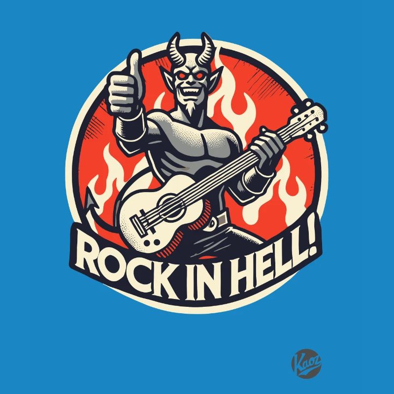 Devilish Guitar Player – Rock in Hell