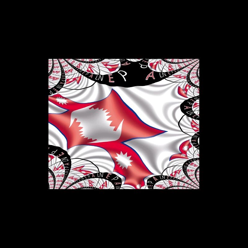 Nepal Flagge Kathmandu Himalaya Harmonie