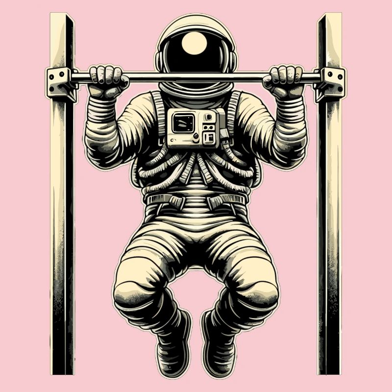 Calisthenics Astronaut Pull-ups Gift