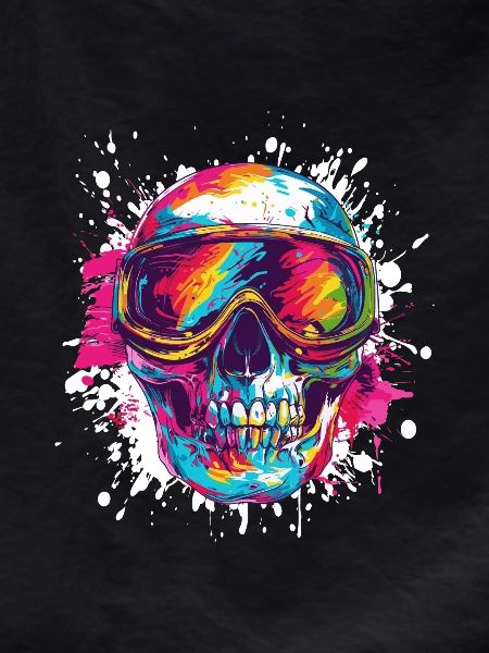 Ski Ski Goggles Skull