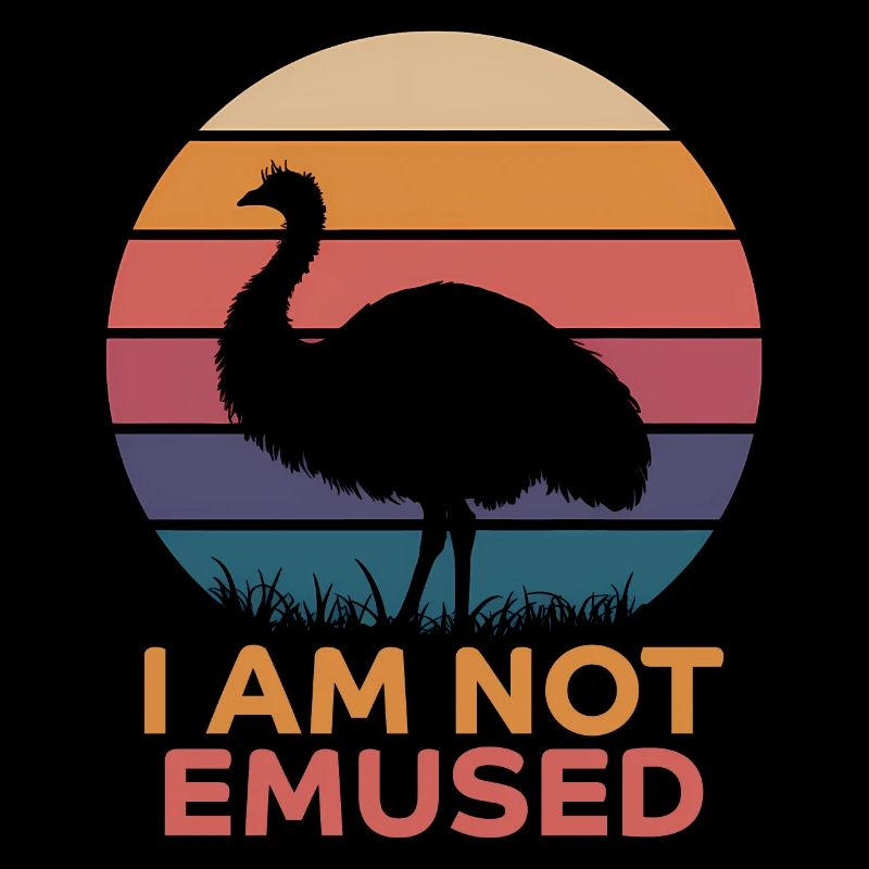 Emu Dire Australie Emus Drôle Cadeau D’émeu