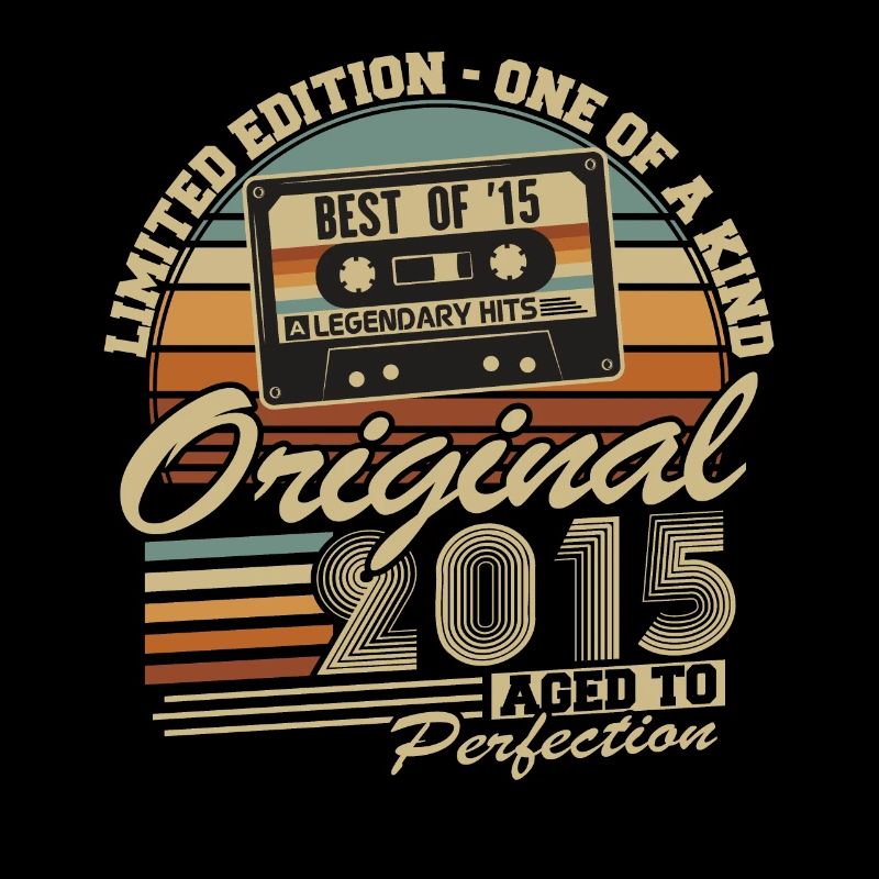 Original 2015 Vintage Retro Birthday Gift