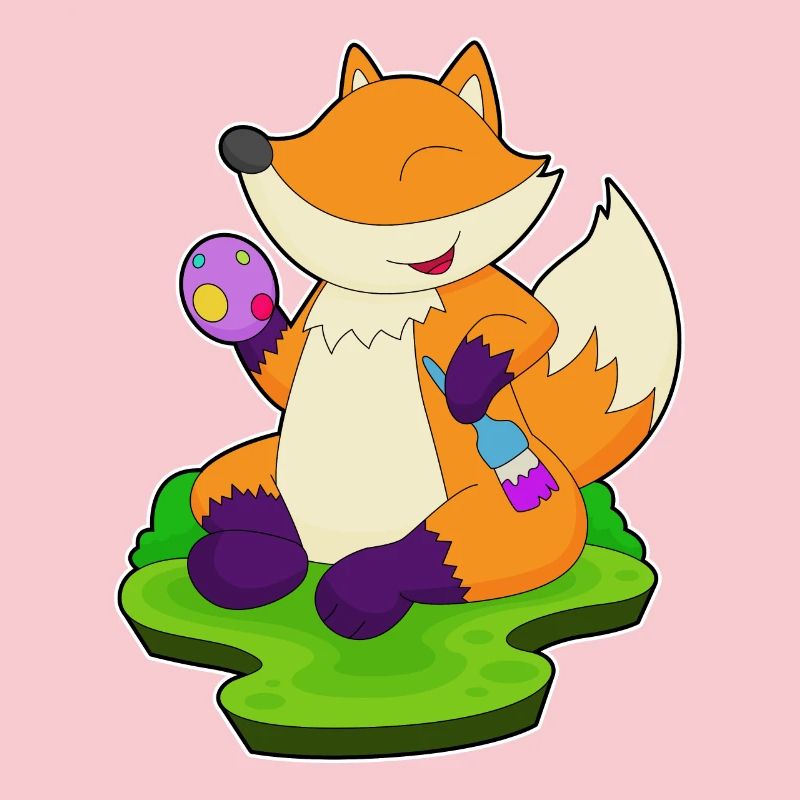 Fox Easter Easter Egg