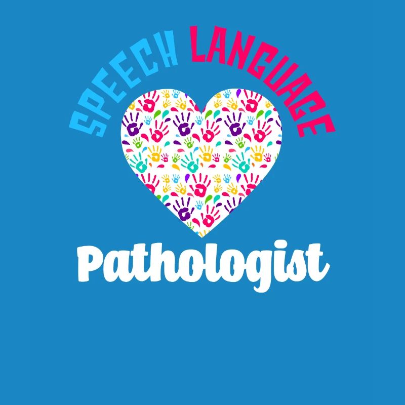 Speech Language Pathologist Heart Handprints