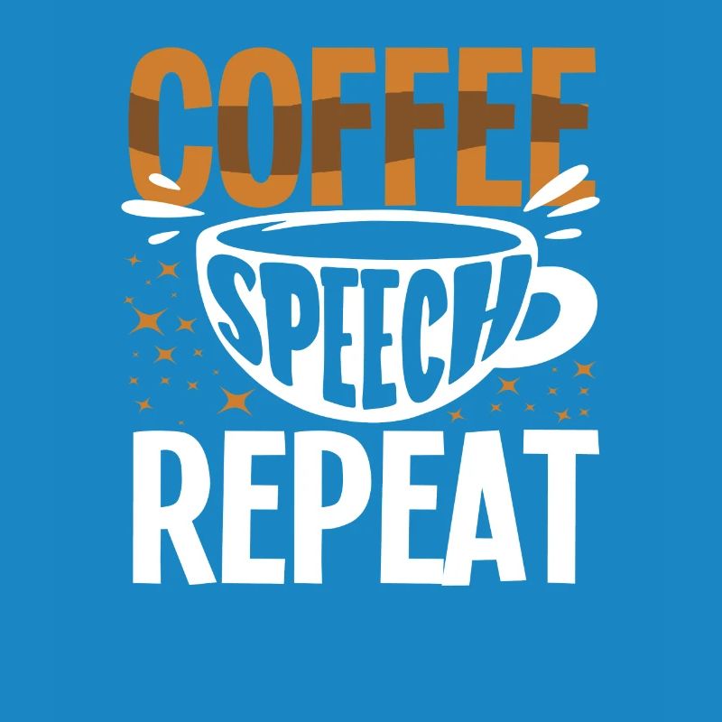 Café Discours Répéter Drôle Dicton
