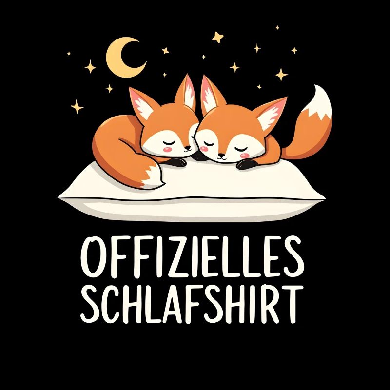 Official Sleeping Shirt Desert Fennec Fox Pair