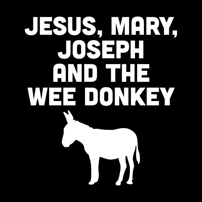 Jesus, Mary, Joseph and the wee donkey