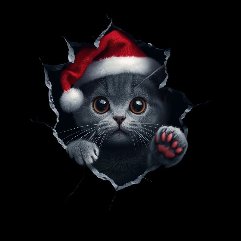 Chat Propriétaire Chats Noël Noël Chat