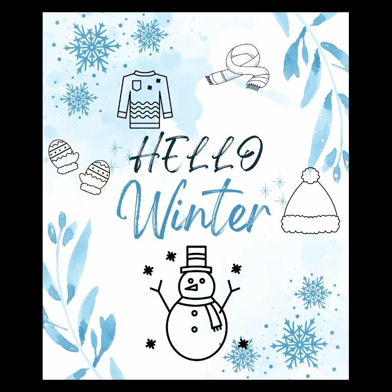 Bonjour l’hiver