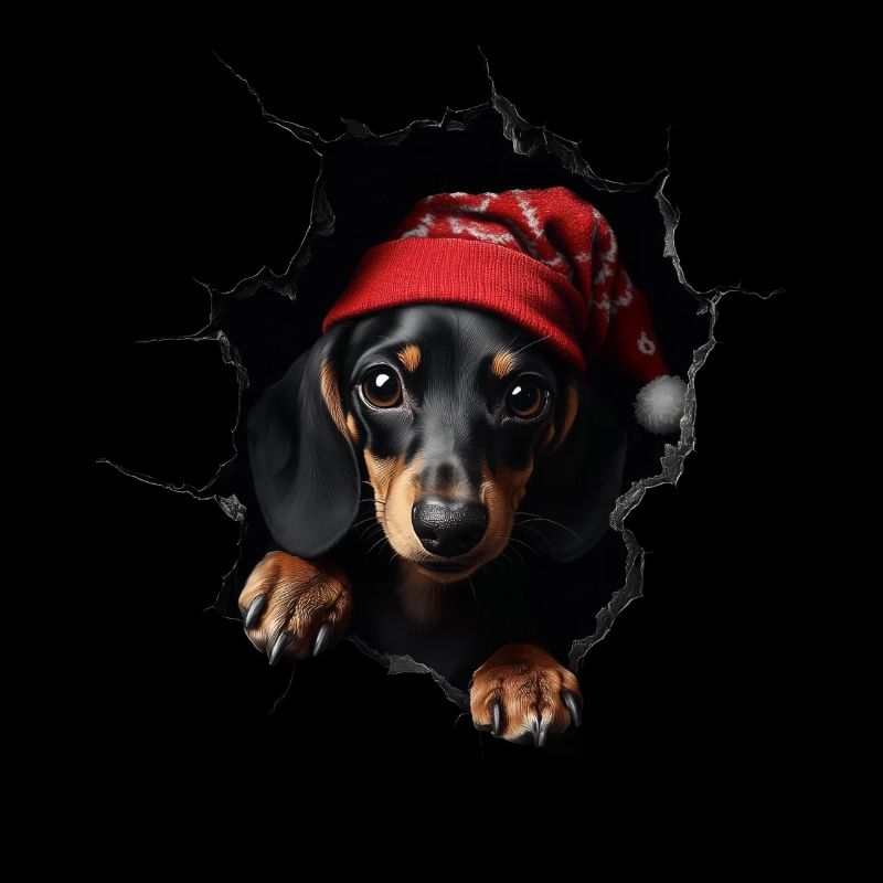 Chien propriétaire chiens Noël Noël chien