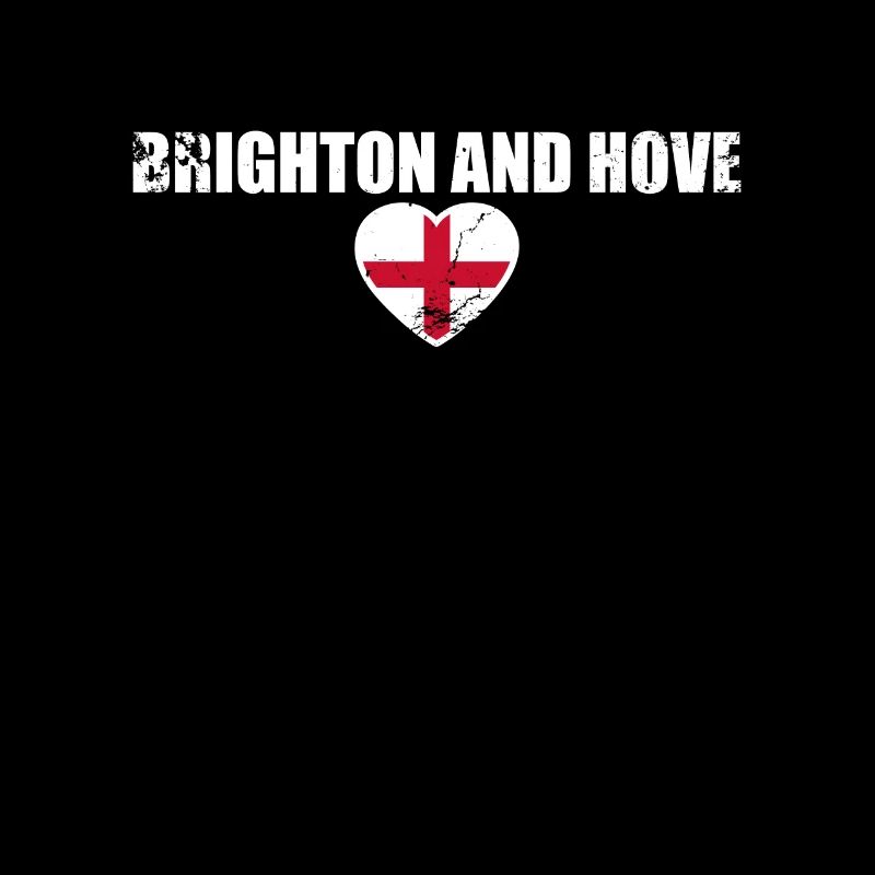 Brighton And Hove Angleterre Vintage Drapeau Anglais