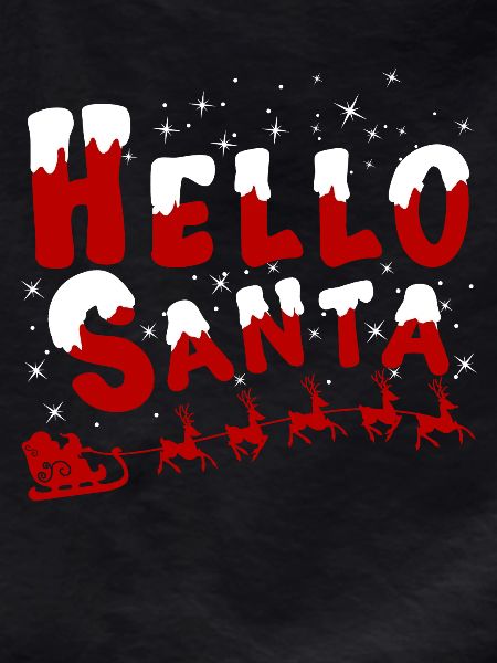 Funny Christmas Hello Santa