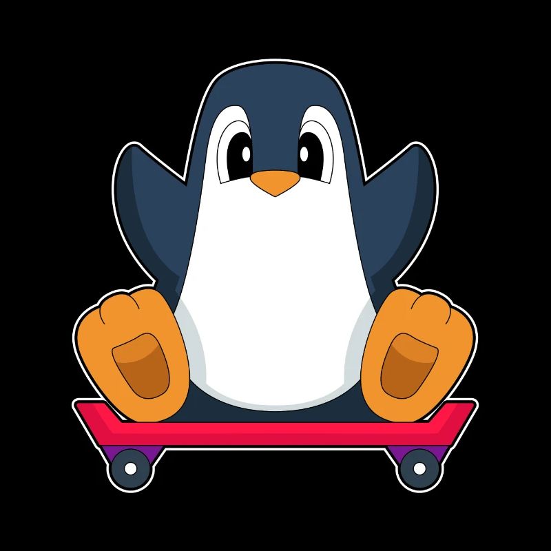 Pingouin Skater Skateboard