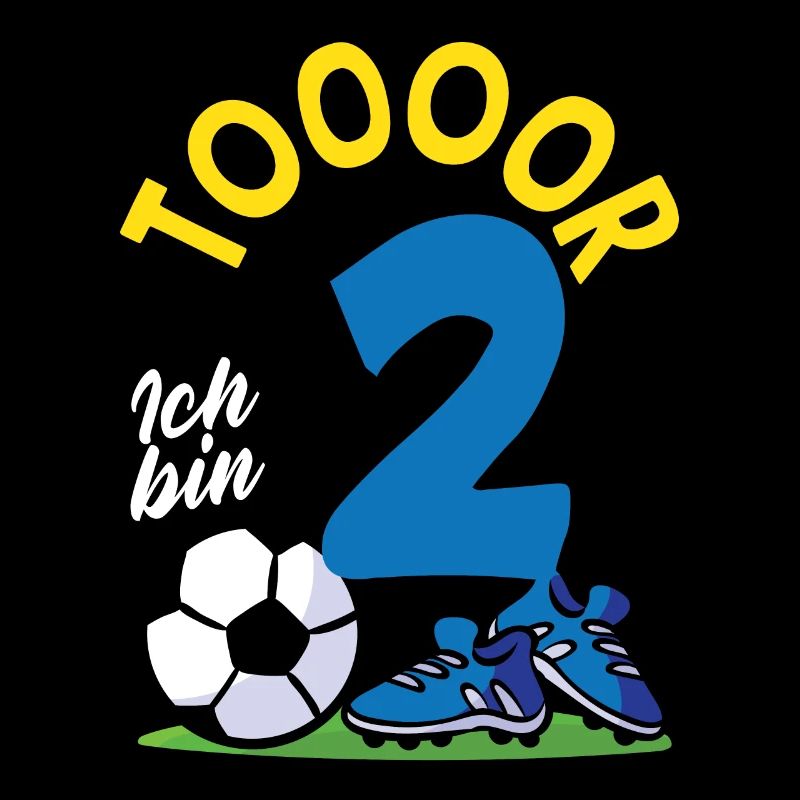 Tor Fußball Ich bin 2 Kindergeburtstag