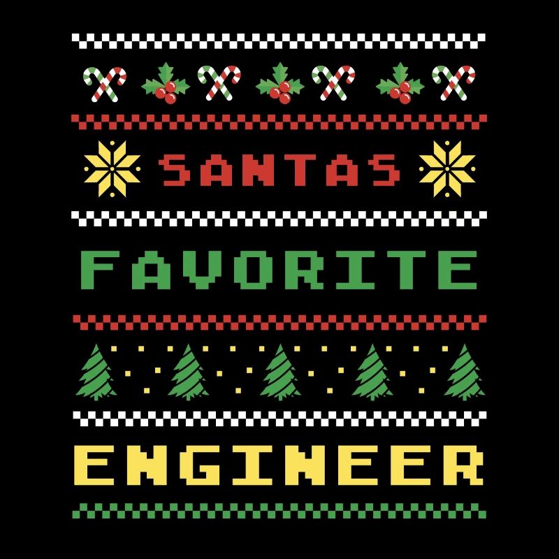 Christmas engineer motif