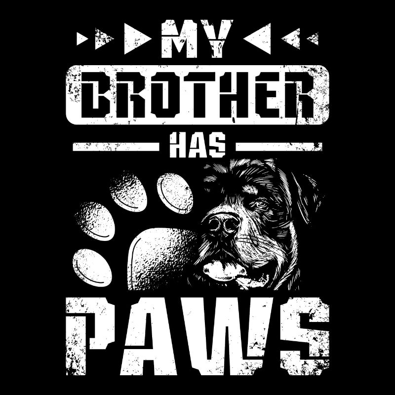 Pour propriétaire de rottweiler, mon frère a des pattes