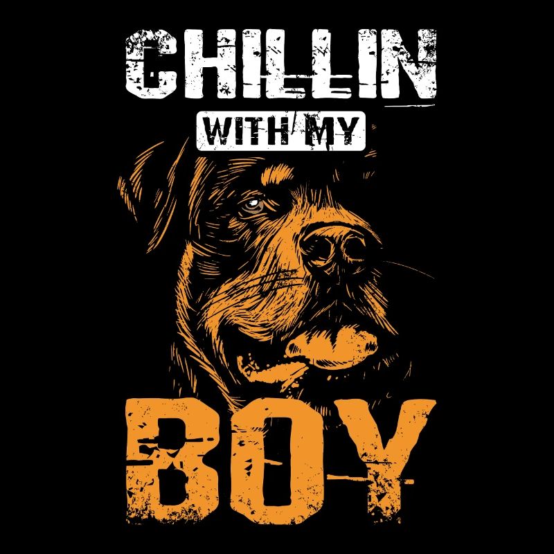 Pour le propriétaire du rottweiler, chillin avec mon garçon