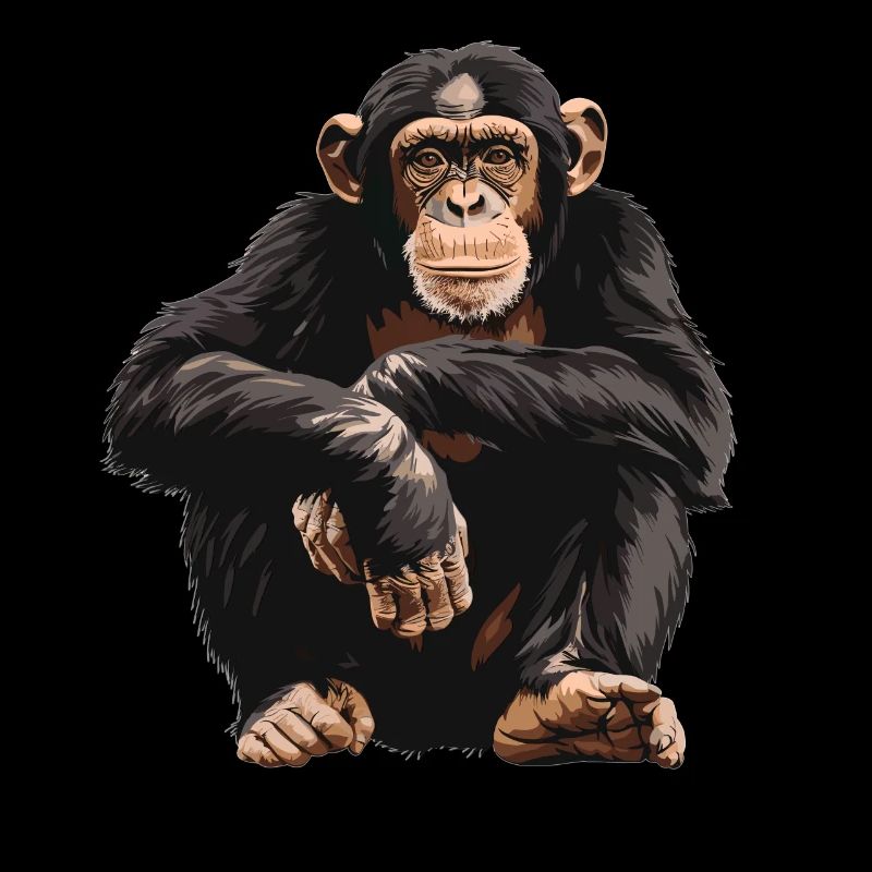 Chimpanzé Schimpansen Schimpanse