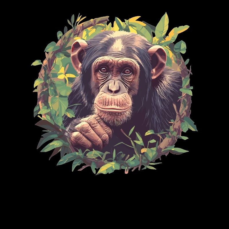 Chimpanzee Schimpansen Schimpanse