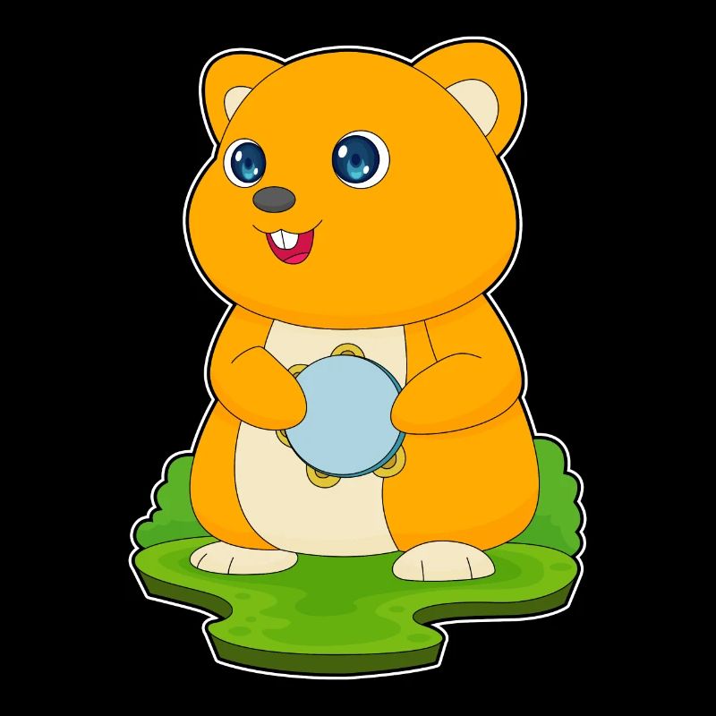 Hamster Musician Drum Music