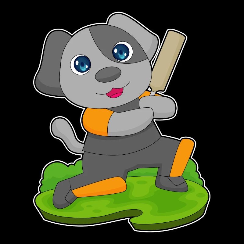 Chien Cricket Battes de cricket