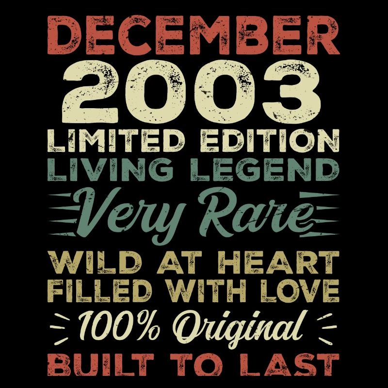 Dezember 2003 - Geburtstag Dezember 2003 Jahr