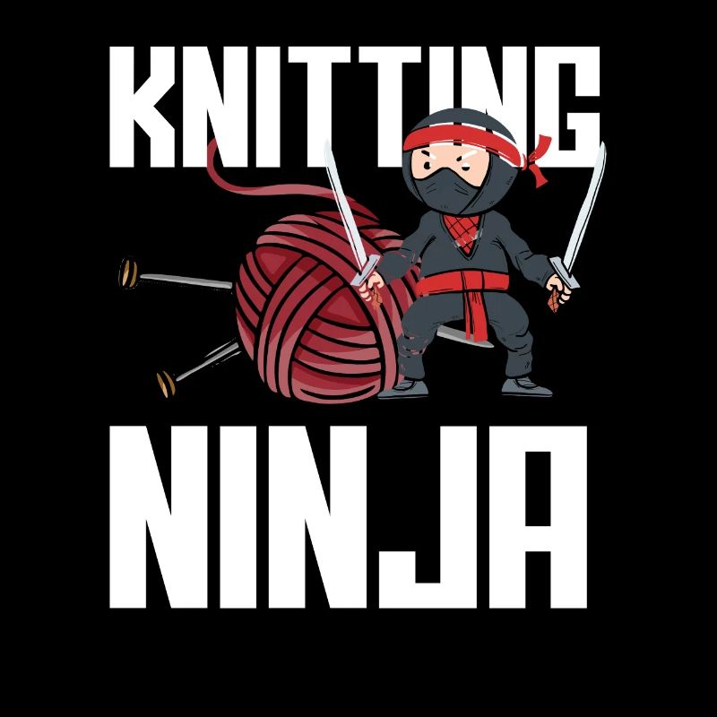 Strick Ninja Kampfkunst Für Strickfans