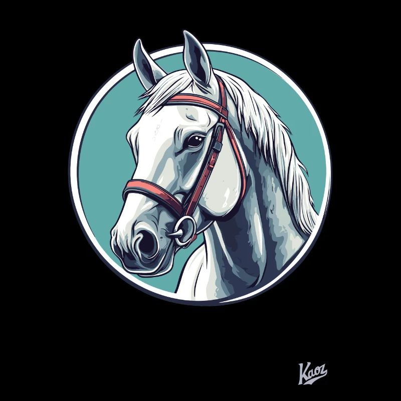 Ein Schimmel, ein weißes Pferd