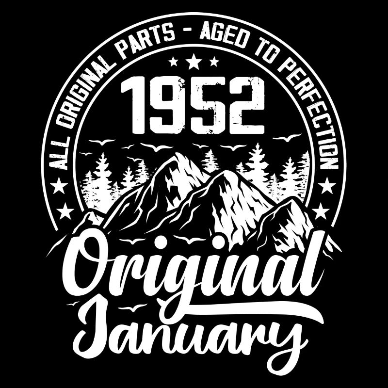 janvier 1952 Original 72 Ans Cadeau Anniversaire